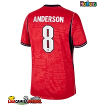 Camisa de Futebol Inglaterra Elliot Anderson #8 Equipamento Secundário Mundo 2026 Manga Curta